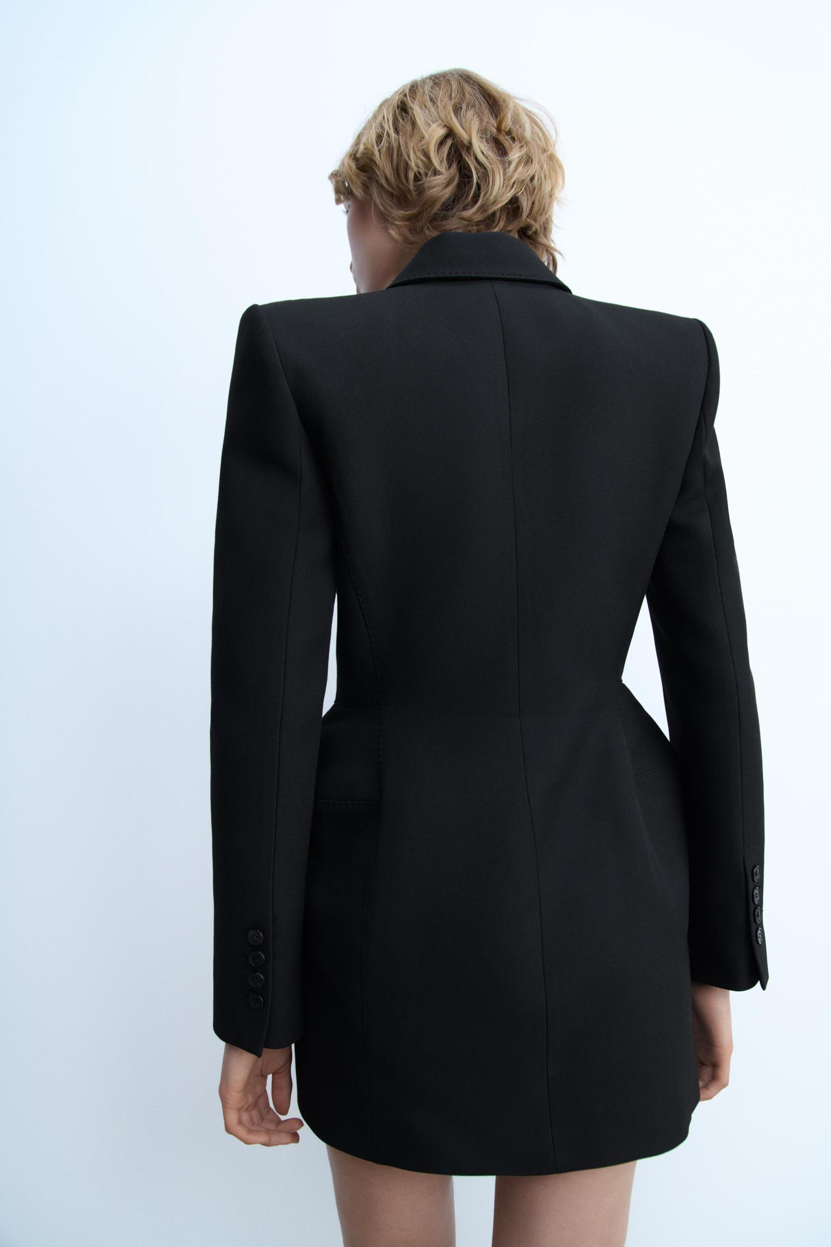 DOUBLE-BREASTED BLAZER DRESS ZW COLLECTION Product Image