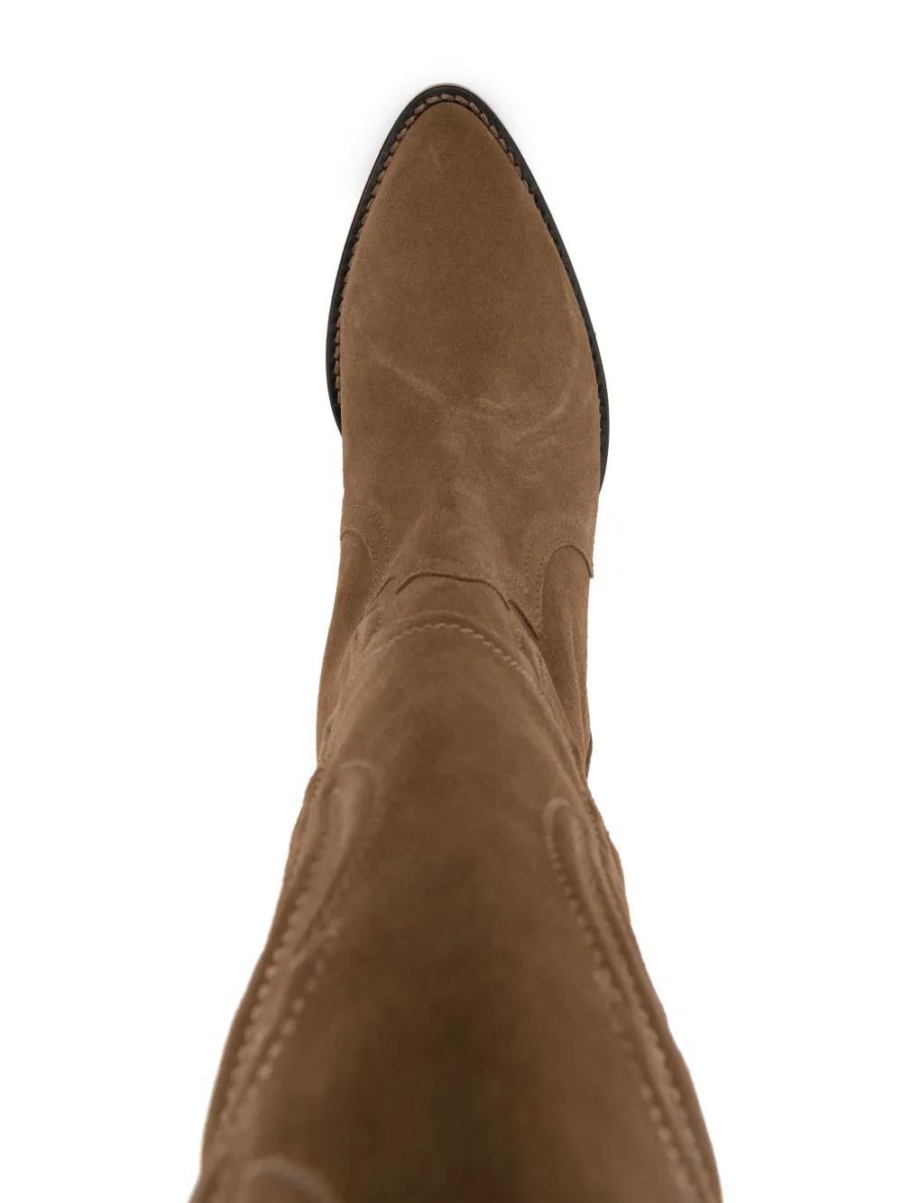 65mm suede cowboy boots Product Image