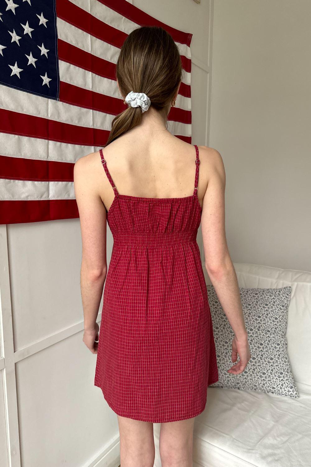 Arianna Plaid Dress Product Image