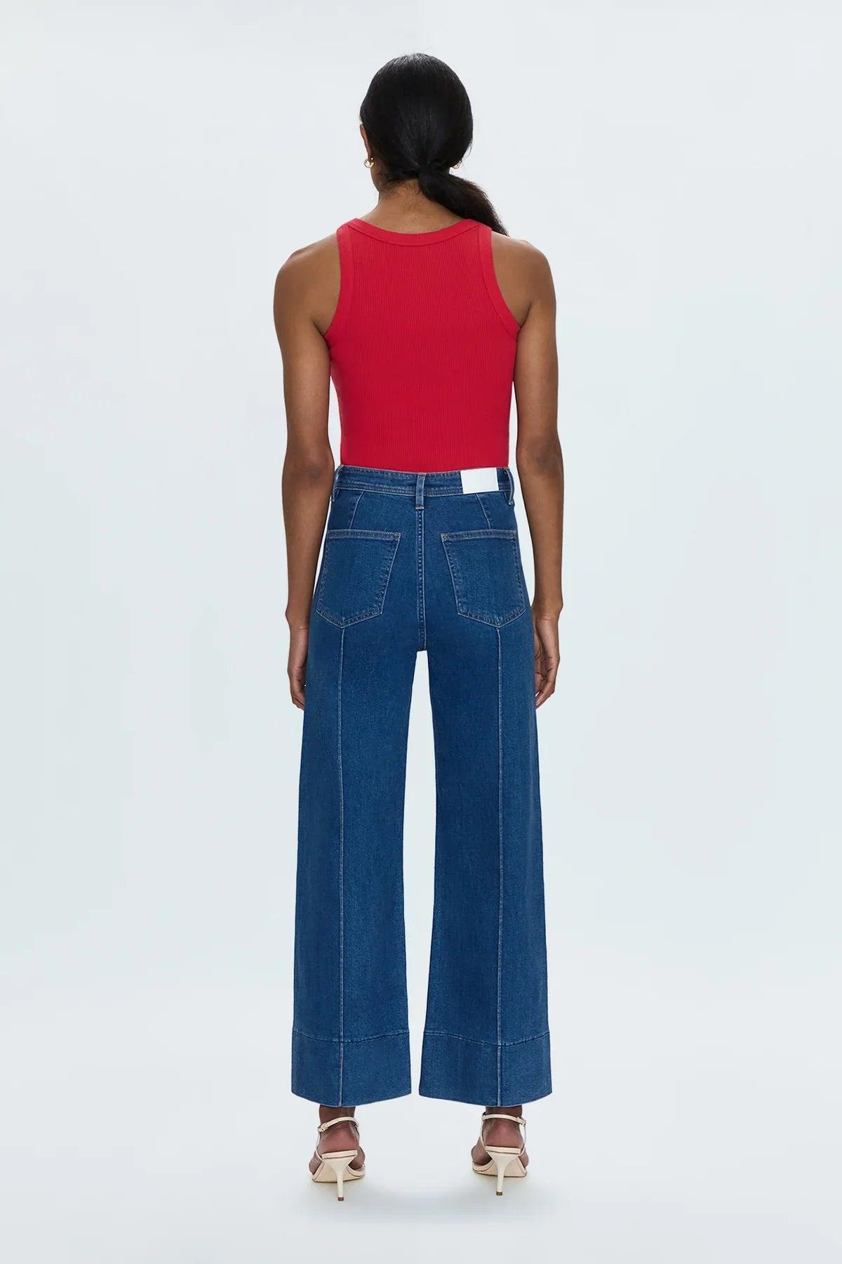 Penny Ankle Pintuck High Rise Wide Leg Product Image