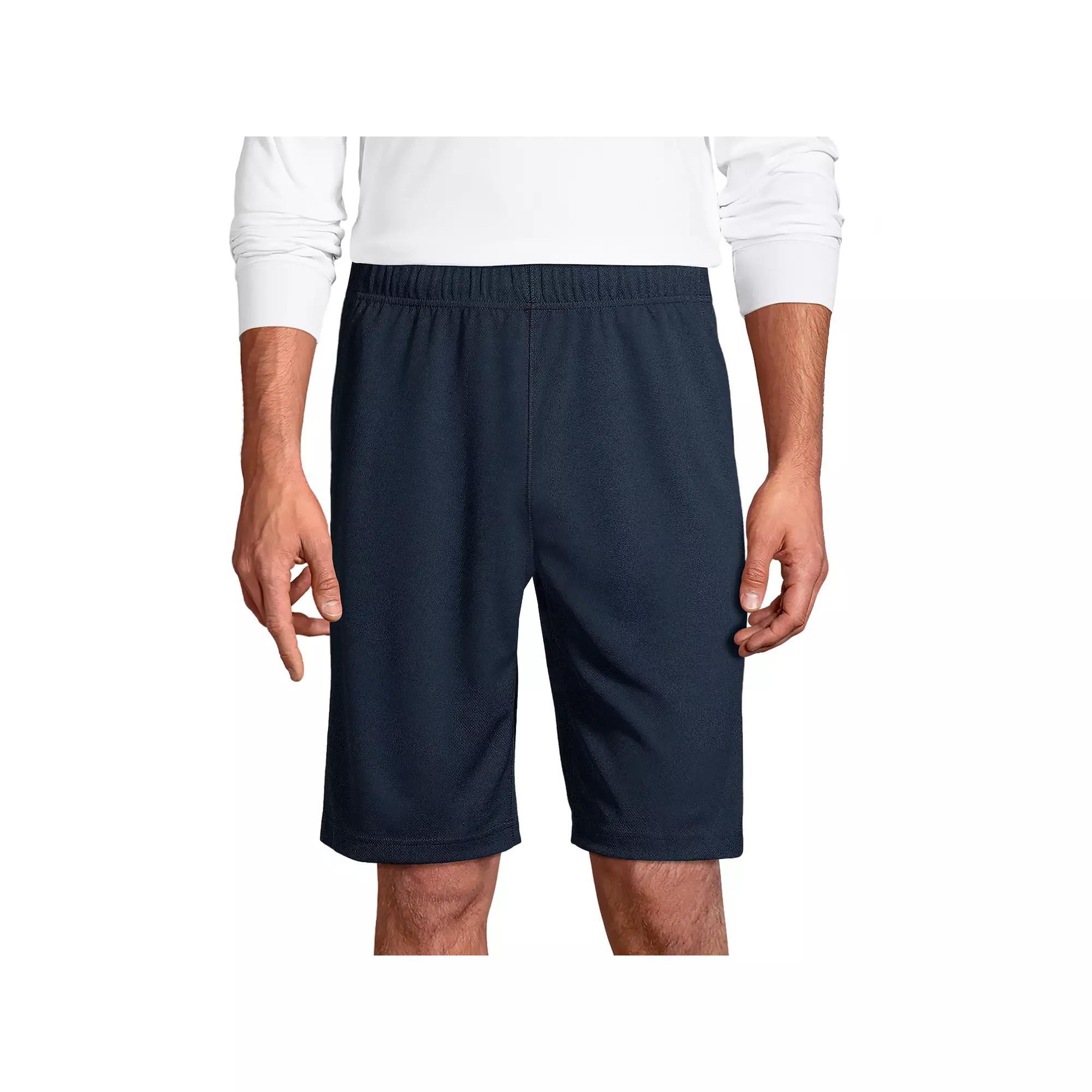 Men's Lands' End Mesh Gym Shorts, Size: Small, Green Product Image