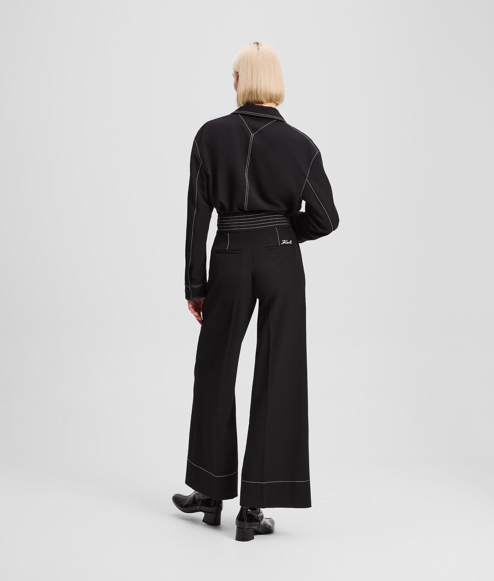 CONTRAST STITCH PANTS Product Image