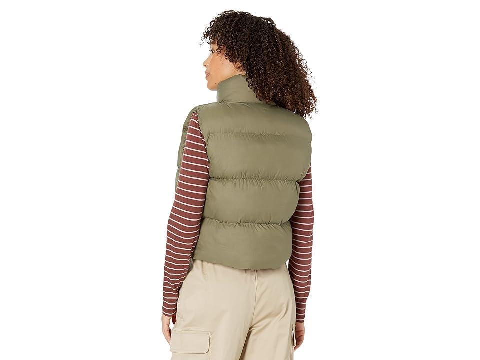 Madewell MWL (Re)sourced Nylon Puffer Vest (Distant Surplus) Women's Clothing Product Image
