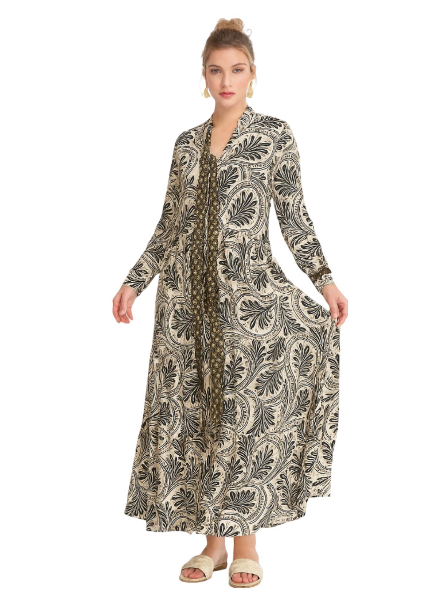 Gold&Silver Cutline Dress Product Image