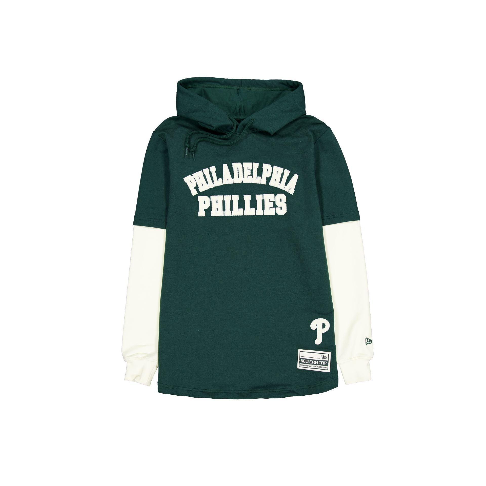 Philadelphia Eagles Dark Green Logo Select Hooded T-Shirt Male Product Image