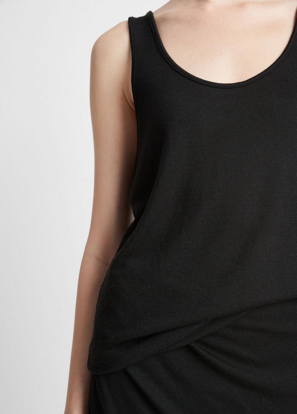 Womens Relaxed Scoop-Neck Tank, Sepia, Size L Vince Product Image