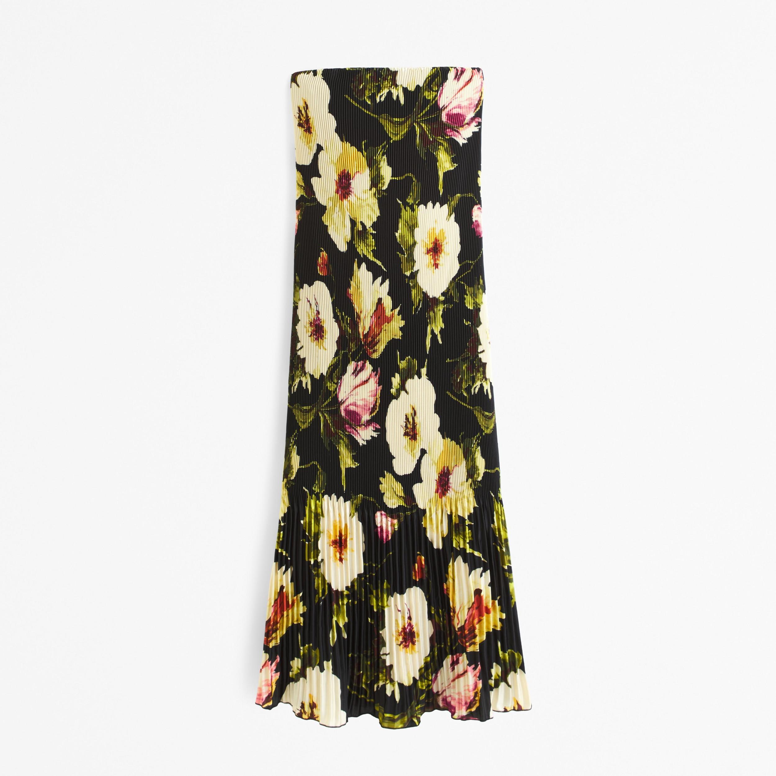 The A&F Giselle Pleat Release Midi Dress Product Image