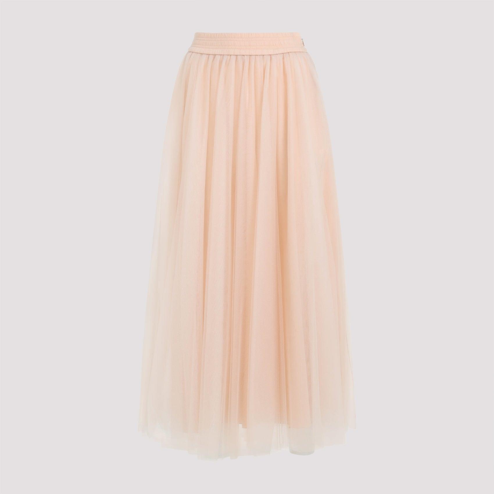 FABIANA FILIPPI Women's Tulle Midi Skirt In Multicolor Product Image