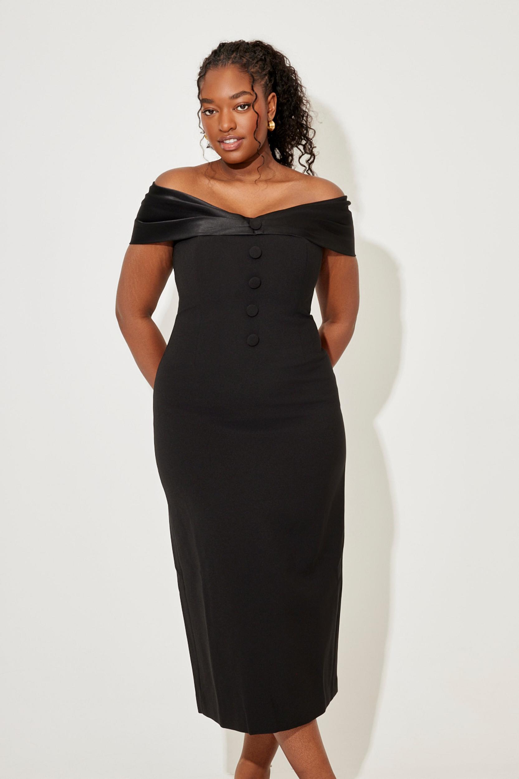 The Ultimate Muse Bow Midi Dress Product Image