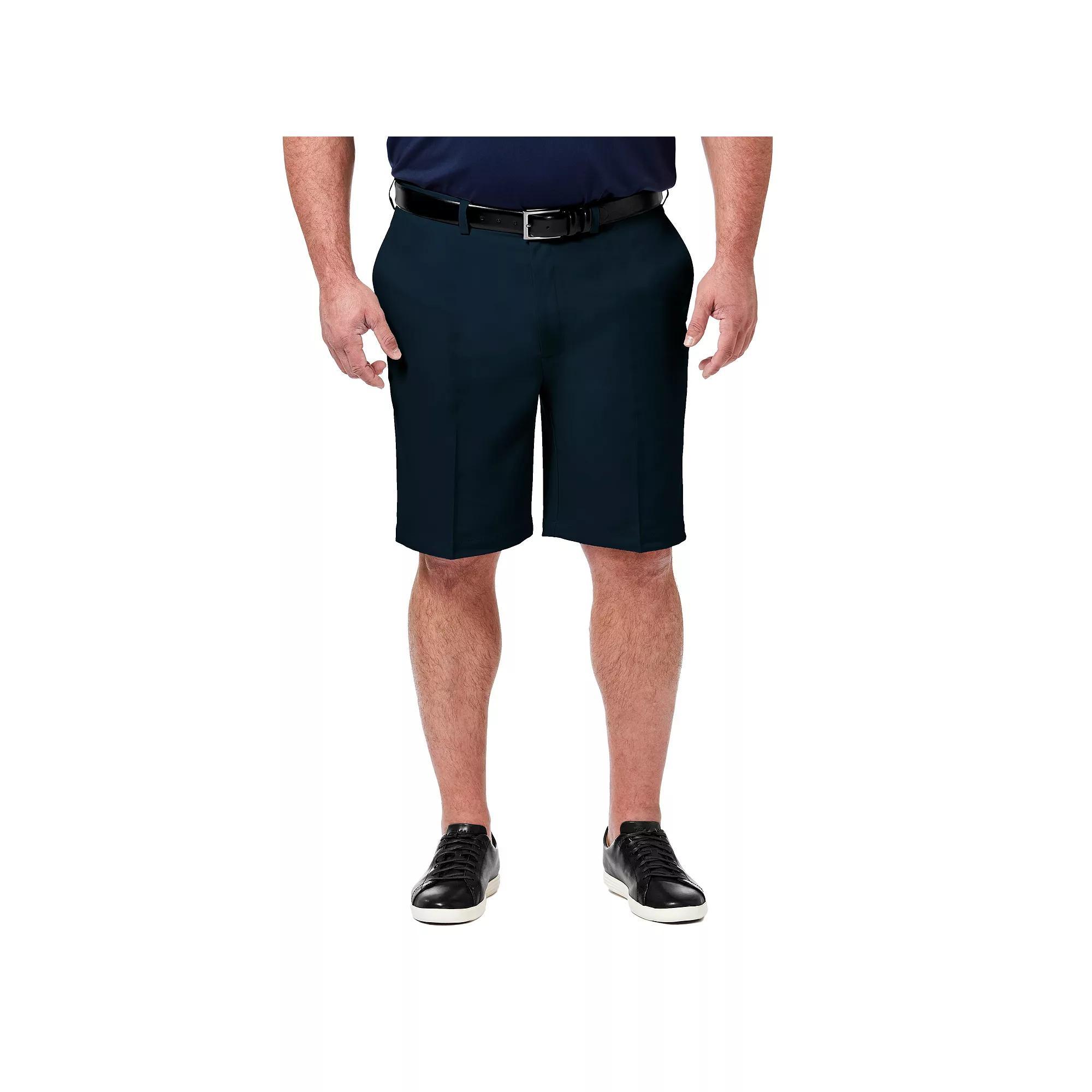 Big & Tall Haggar Cool 18 Flat-Front Pro Shorts, Mens Product Image