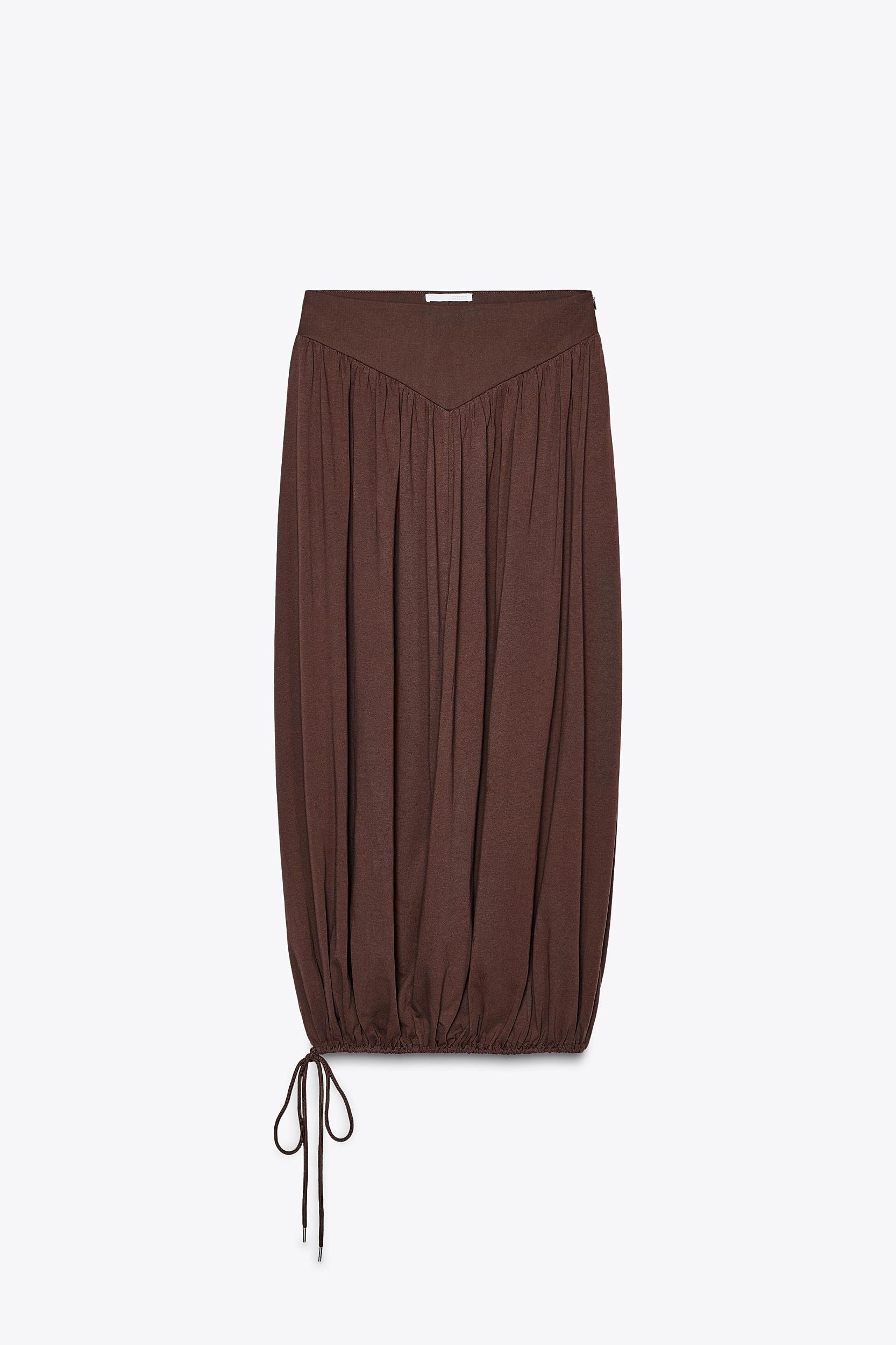 BALLOON MIDI SKIRT Product Image