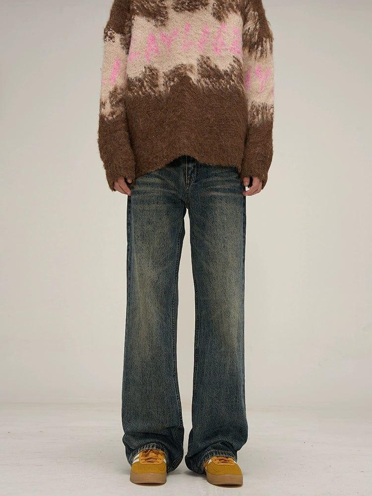 RT No. 10272 RETRO DENIM STRAIGHT JEANS Product Image