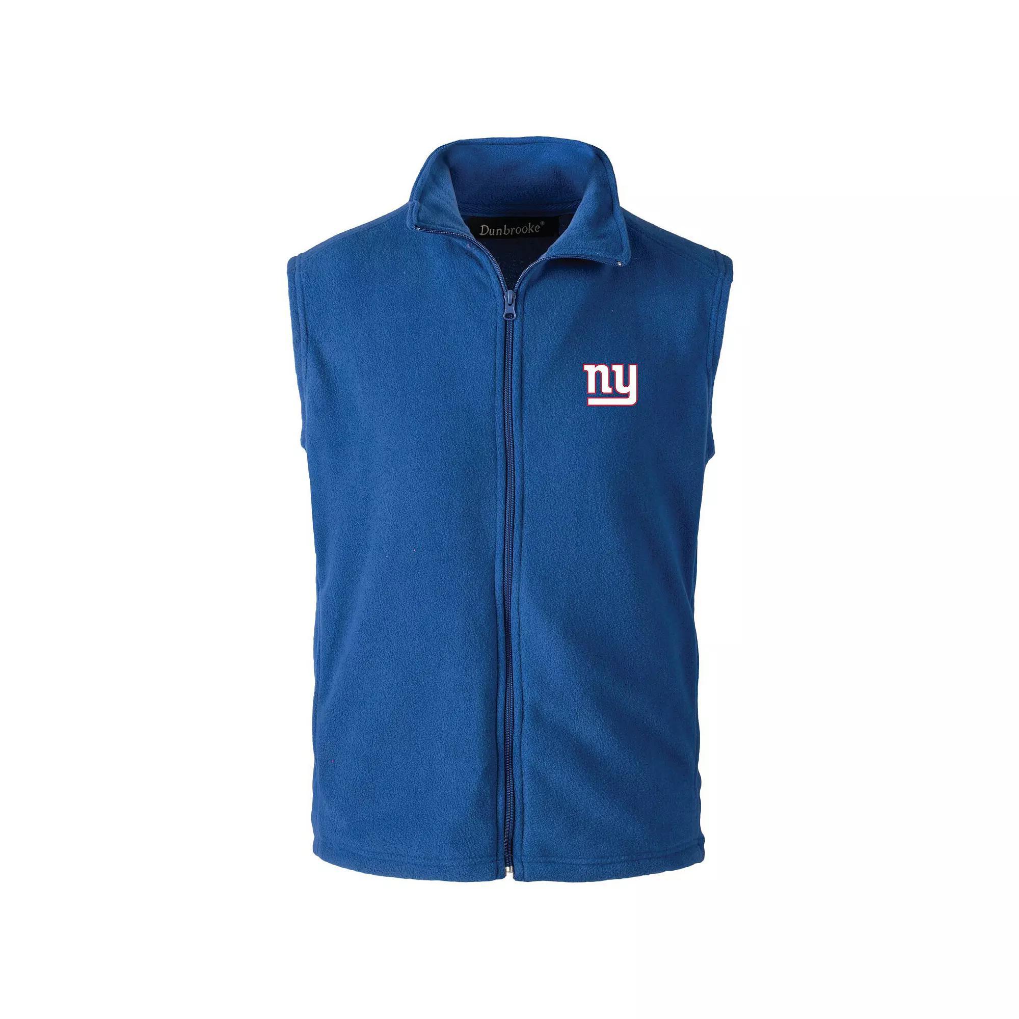 Mens Royal New York Giants Houston Fleece Full-Zip Vest Product Image