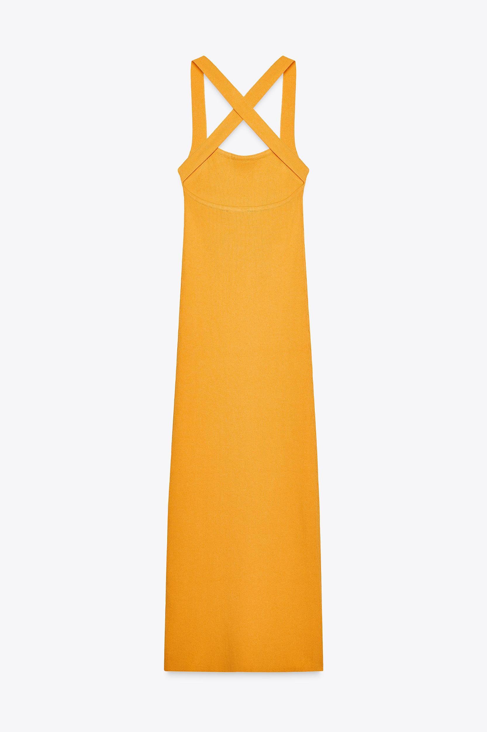 RIBBED KNIT MIDI DRESS Product Image