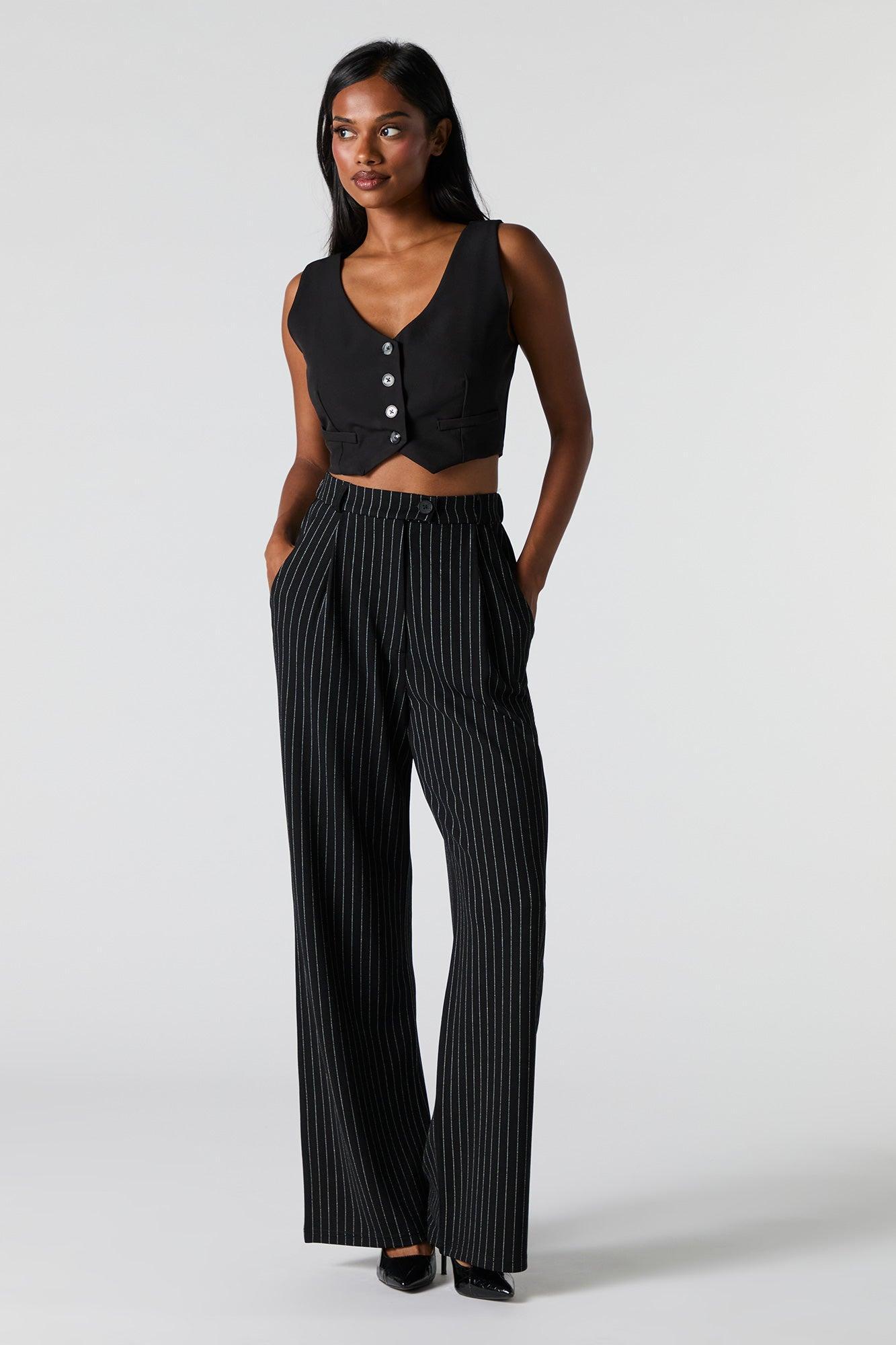 Crepe Straight Leg Dress Pant Female Product Image