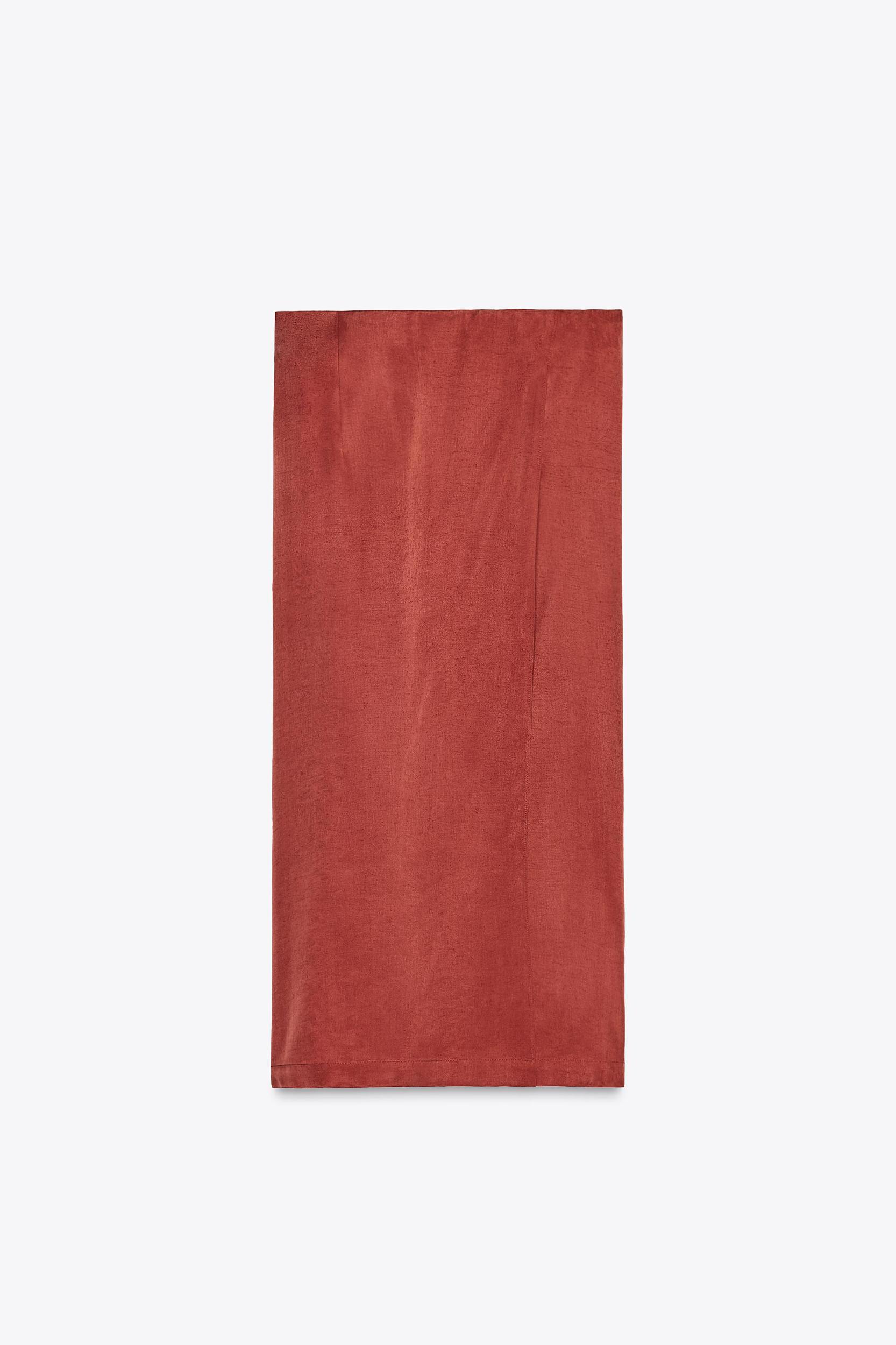 ZW COLLECTION TIE MIDI SKIRT Product Image