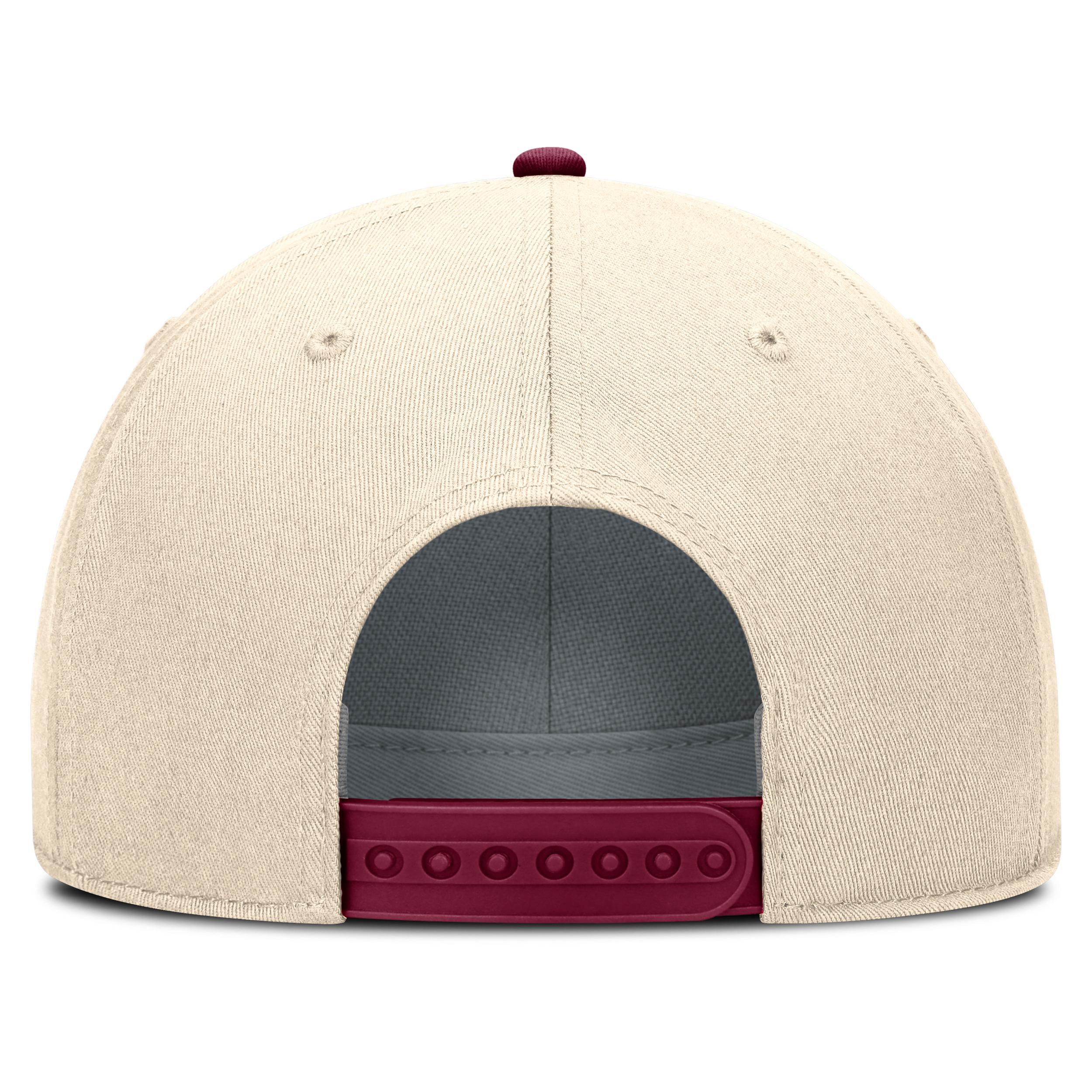Men's Nike Natural Iowa Hawkeyes Primetime Rise Adjustable Hat, Beige Product Image