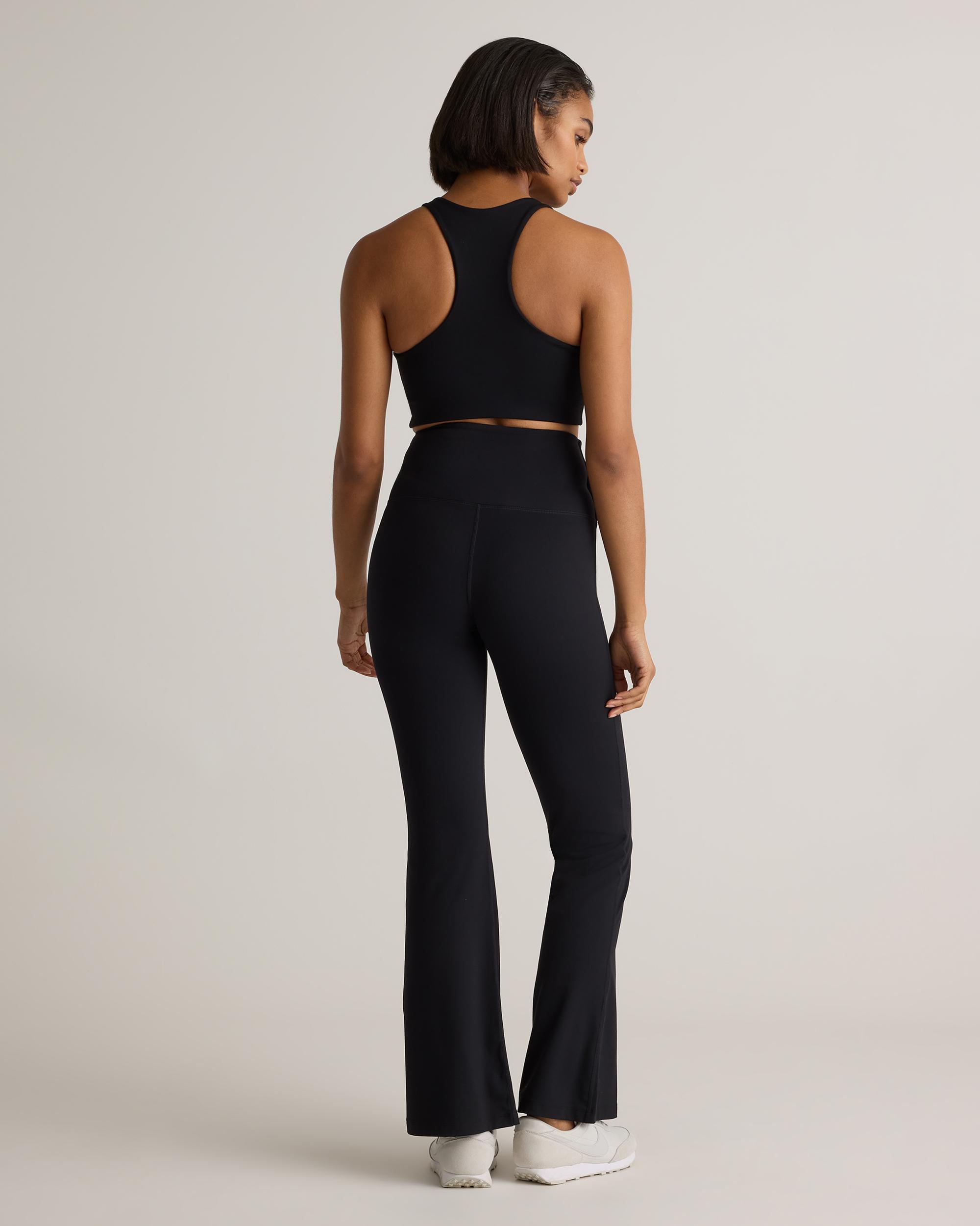Quince | Women's Ultra-Form High-Rise Crossover Flared Pants Size XS, Nylon/Spandex Product Image