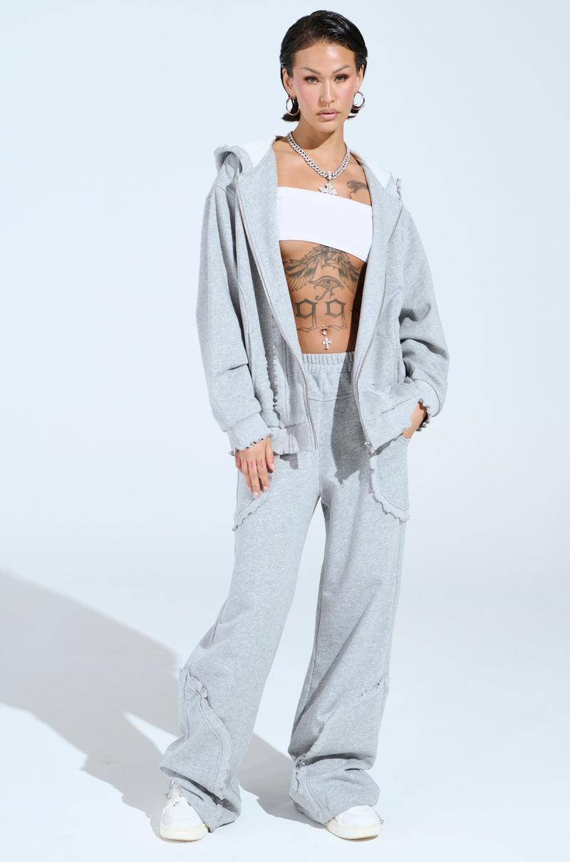 COME CHILL WITH ME WIDE LEG JOGGER Product Image