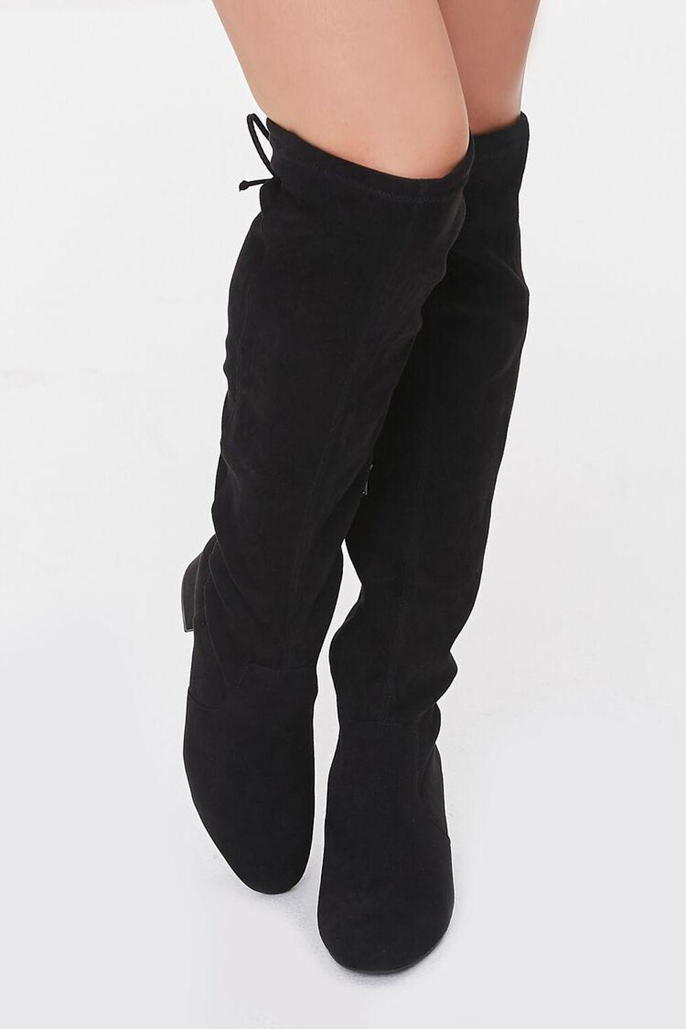 Faux Suede Knee-High Boots | Forever 21 Product Image