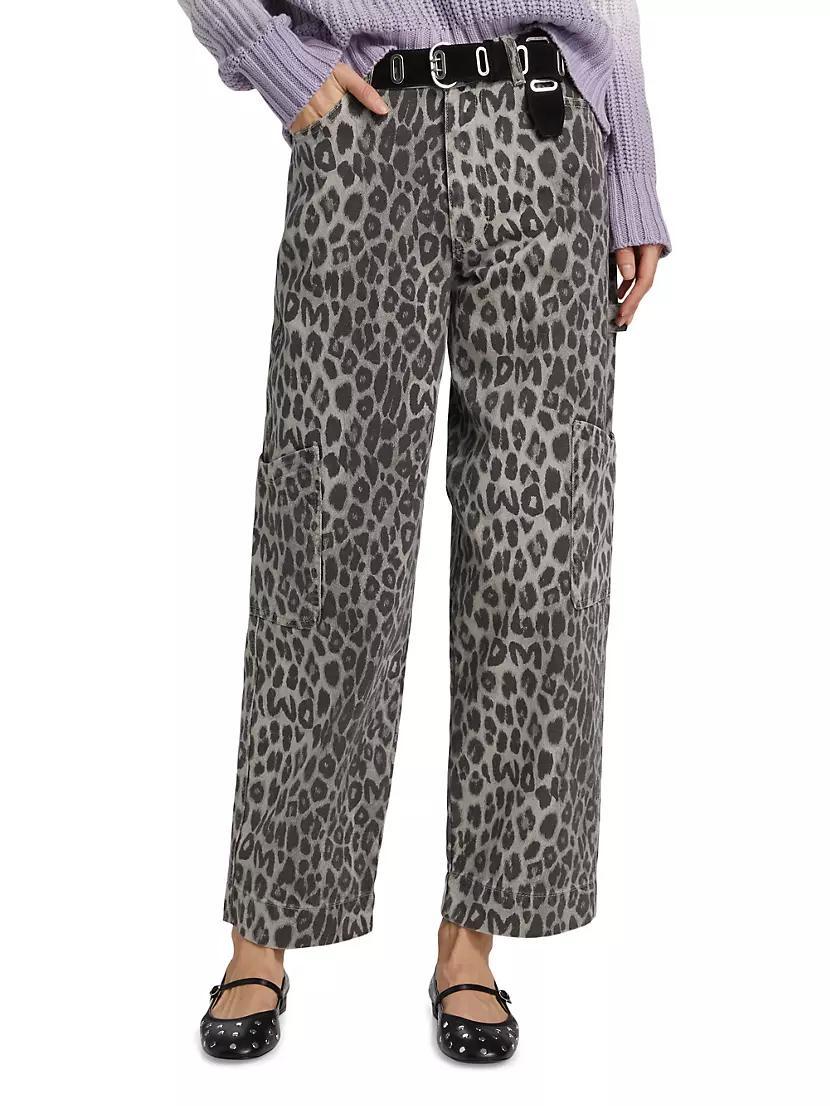 Drew Leopard Cargo Pants Product Image