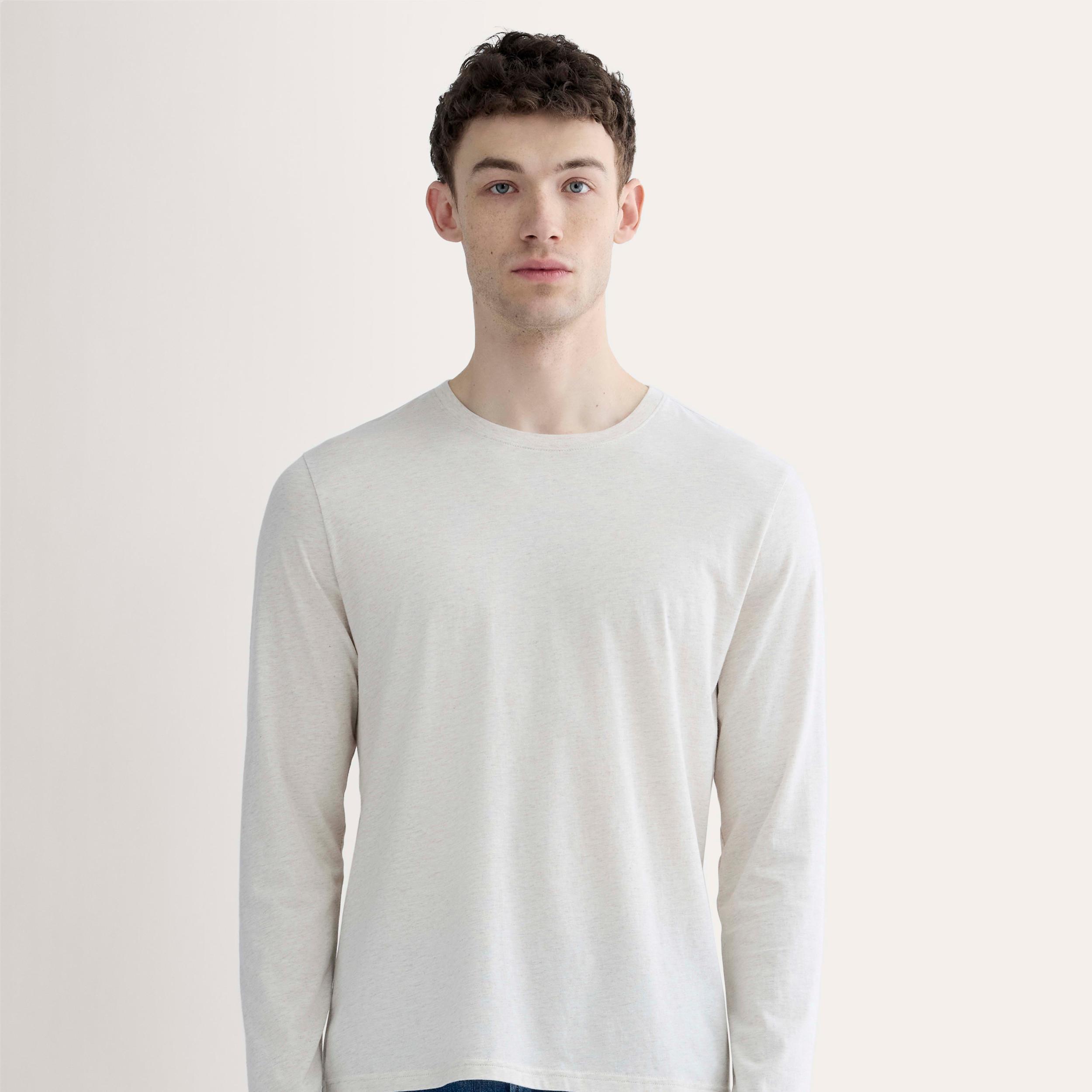 Mens Essential Organic Long-Sleeve T-Shirt by Everlane Product Image