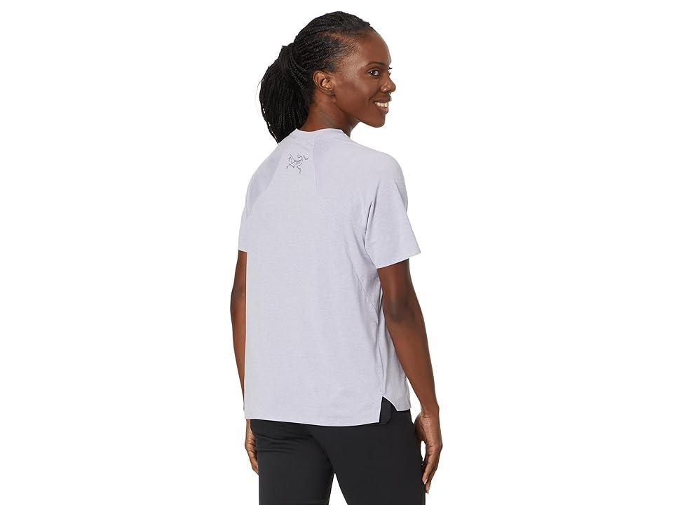 Arc'teryx Silene Short Sleeve Crew Heather) Women's Clothing Product Image