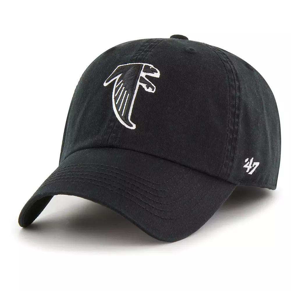 Men's '47 Black Atlanta Falcons Gridiron Classics Franchise Legacy Fitted Hat, Size: Medium Product Image