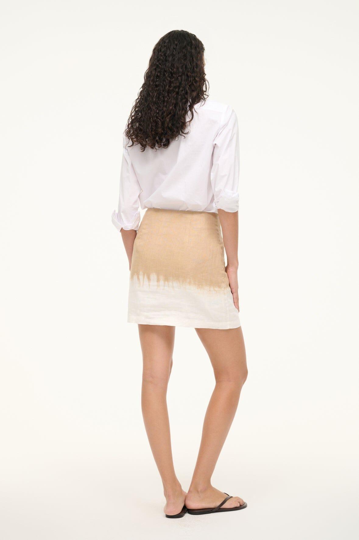 BRAVA LINEN SKIRT | DESERT TIE DYE Product Image