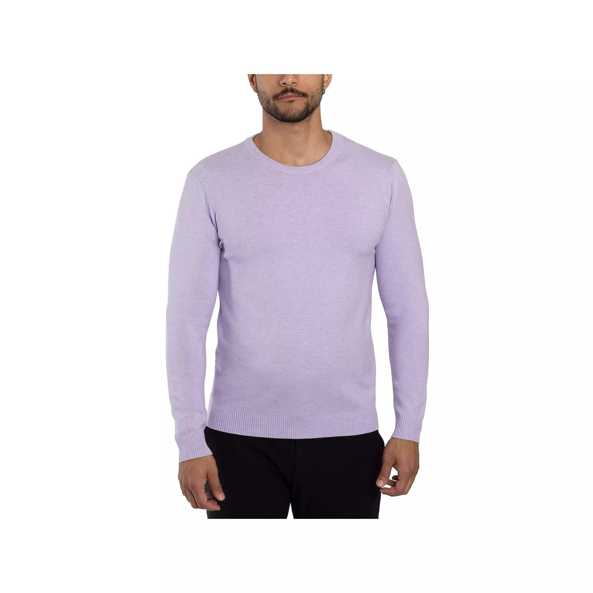 Men's Xray Fitted Crewneck Top, Size: XL, Purple Product Image