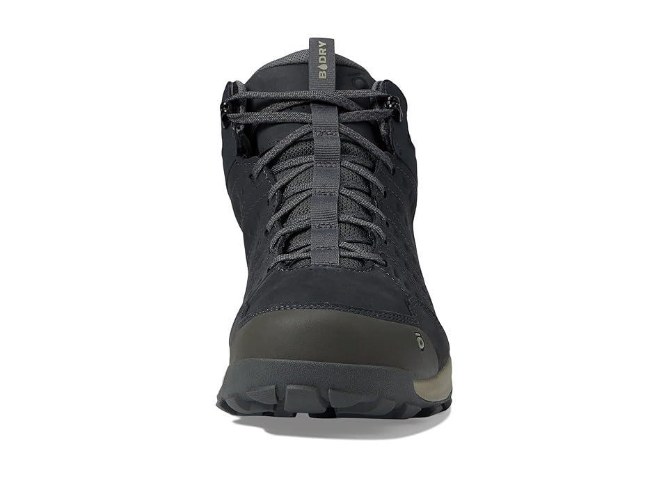 Oboz Sypes Mid Leather B-DRY (Lava Rock) Men's Shoes Product Image