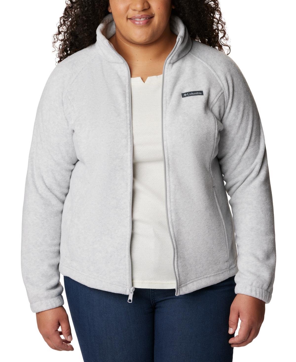 Womens Columbia Benton Springs Zip-Front Fleece Jacket Columbia Blue Product Image