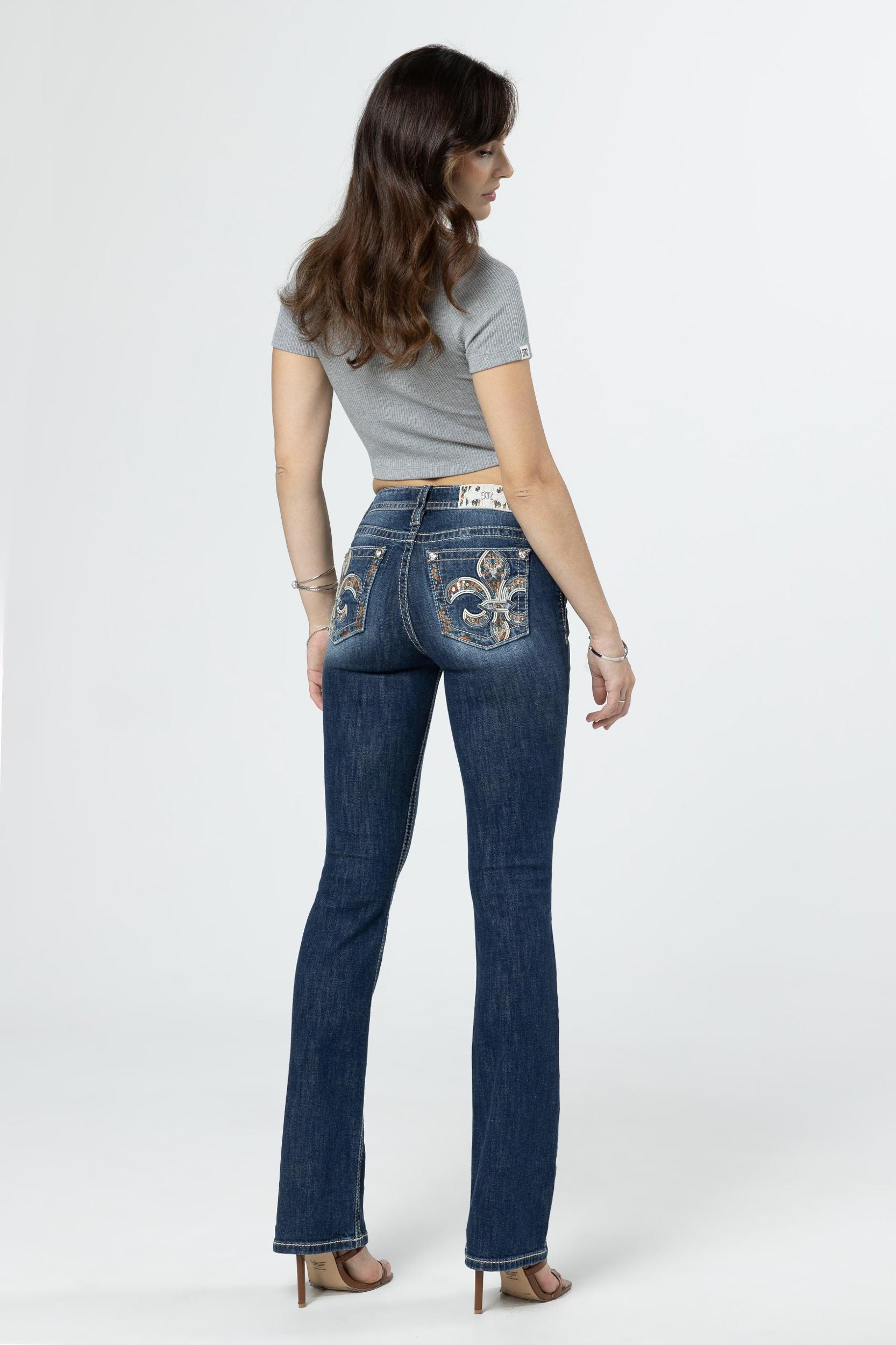 Autumn Mosaic Fleur Bootcut Jeans Product Image