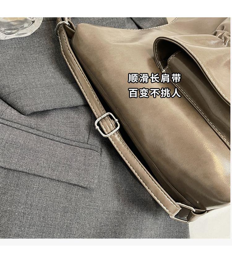 Bow Multi-Pocket Faux Leather Backpack Product Image