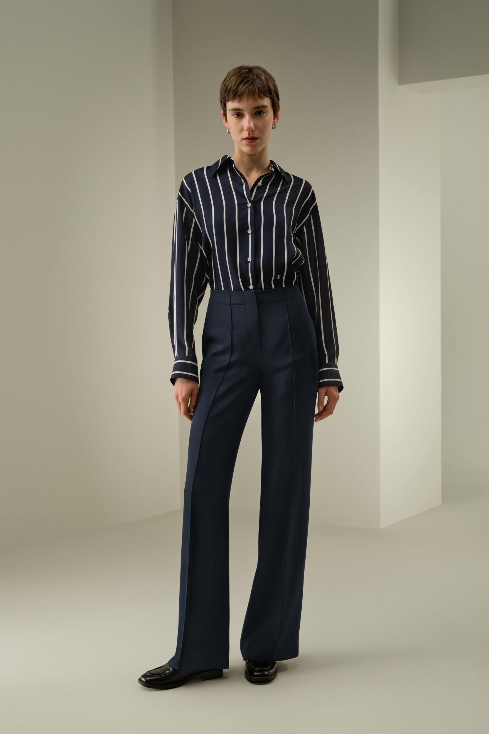 Minimalist Silk Crêpe Pant Product Image