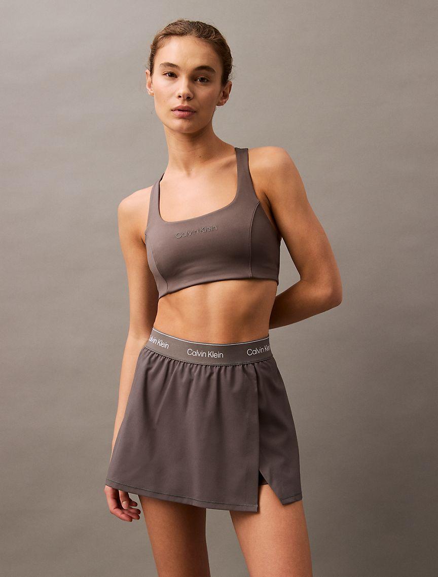 Modern Sport Solid Racerback Medium Impact Sports Bra Product Image