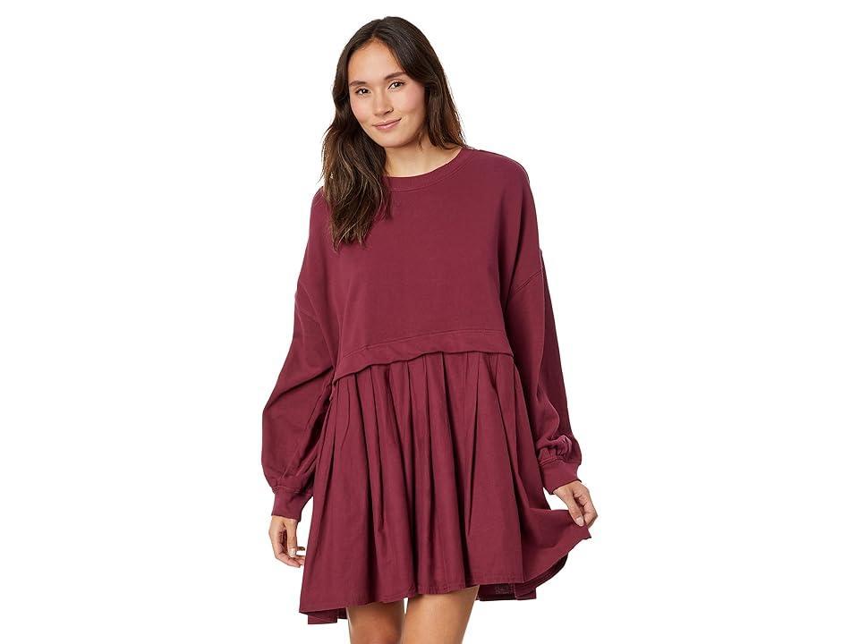 Womens Eleanor Pleated Trapeze Sweatshirt Product Image