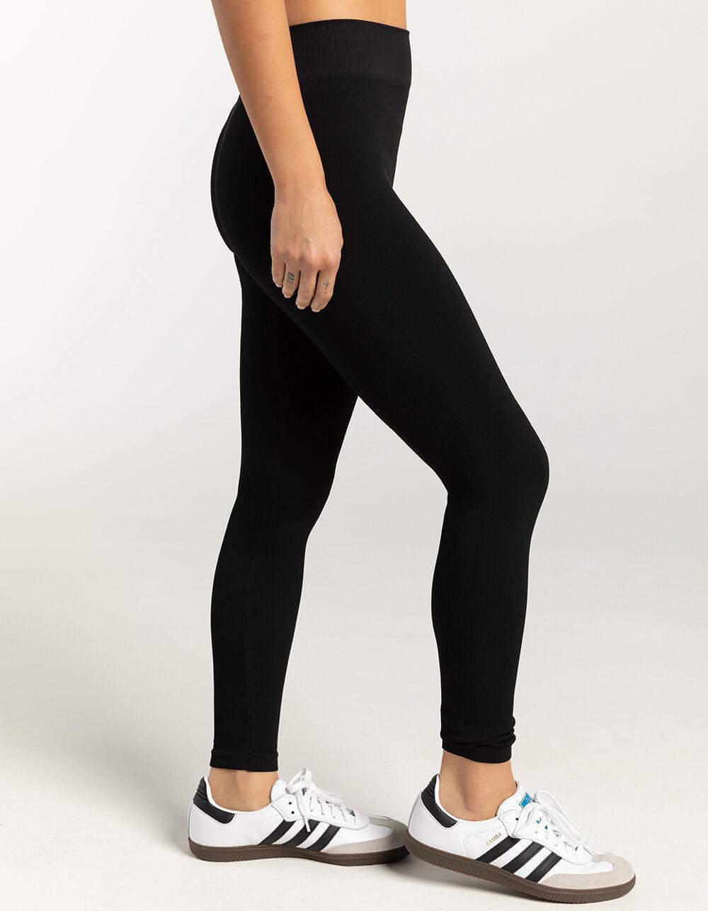 TILLYS Seamless Womens Leggings - BLACK Product Image