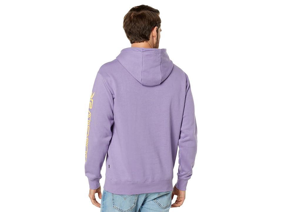 Quiksilver Omni Logo Pullover Hoodie Haze) Men's Clothing Product Image