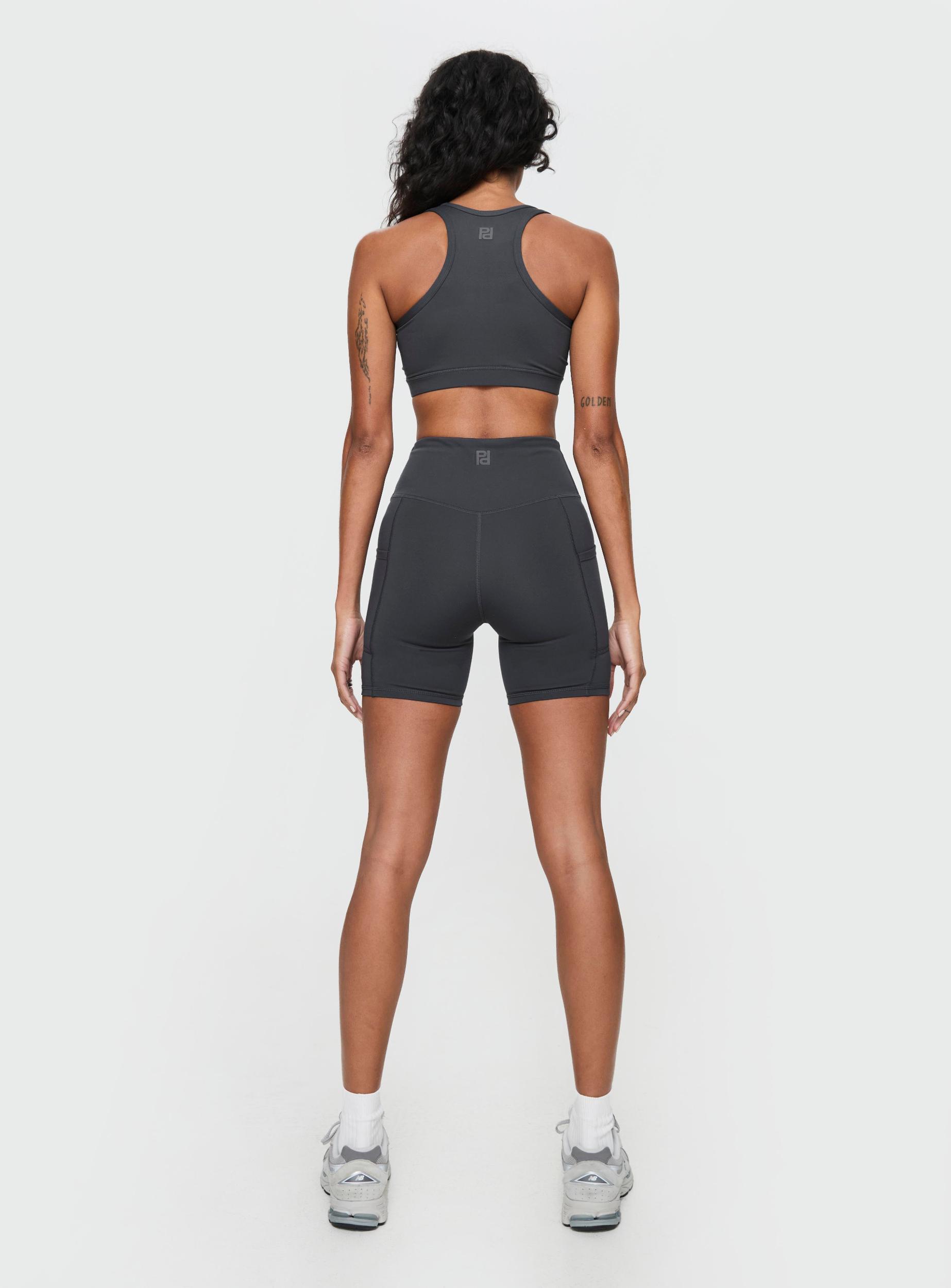 Conquer Activewear Shorts Grey Product Image