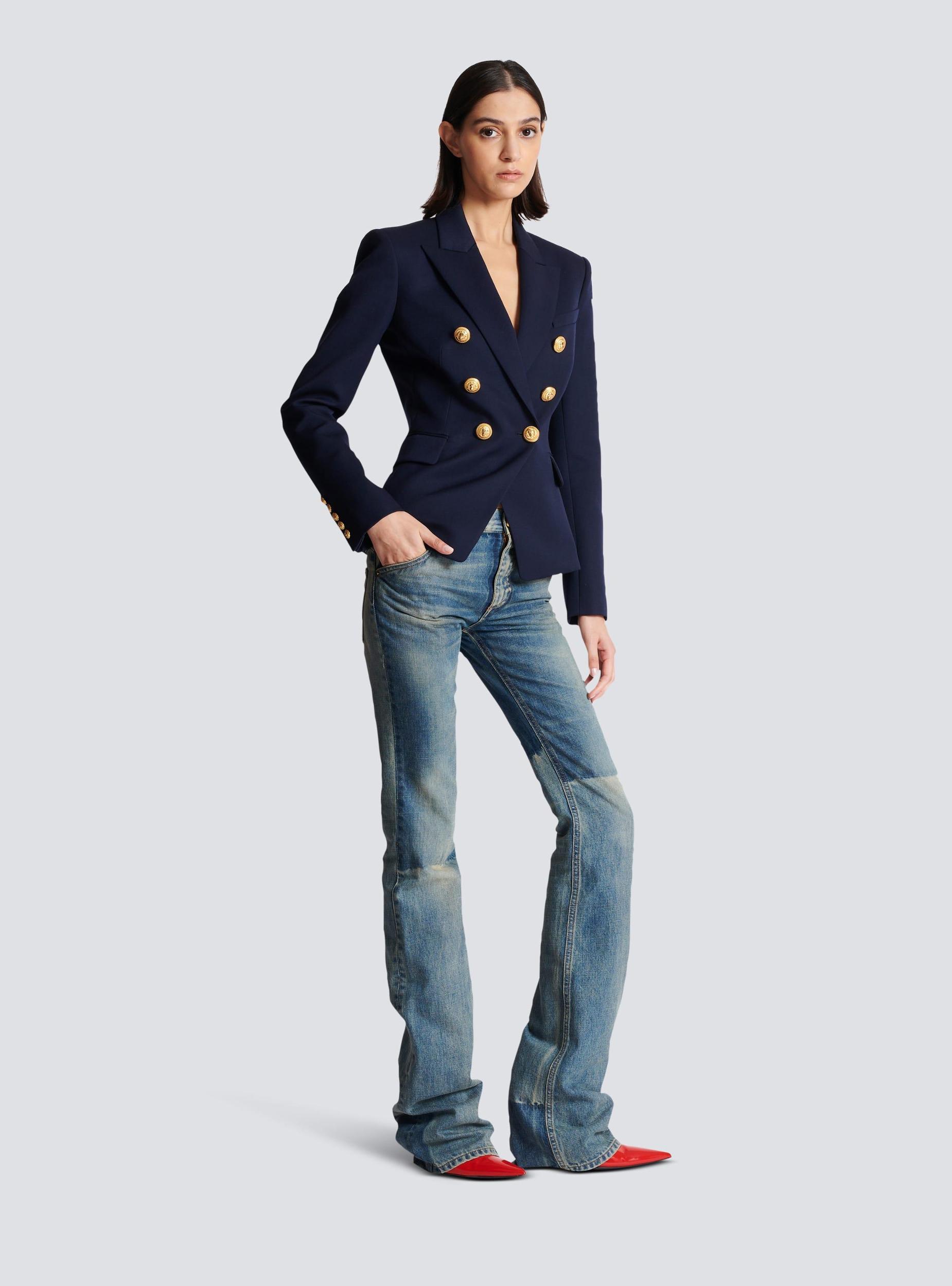 Wool double-breasted jacket Product Image