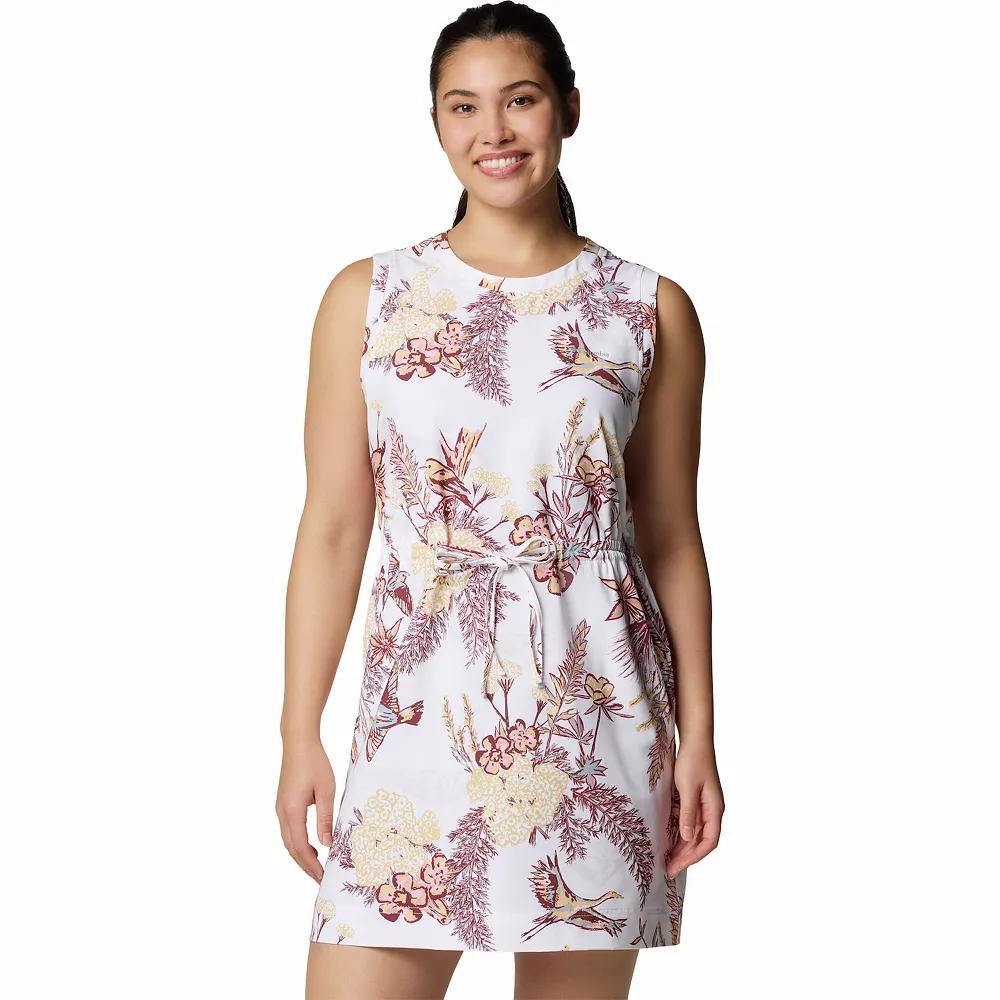 Women's Columbia Bogata Bay Sleeveless Printed Dress, Size: XXL, White Rays Product Image