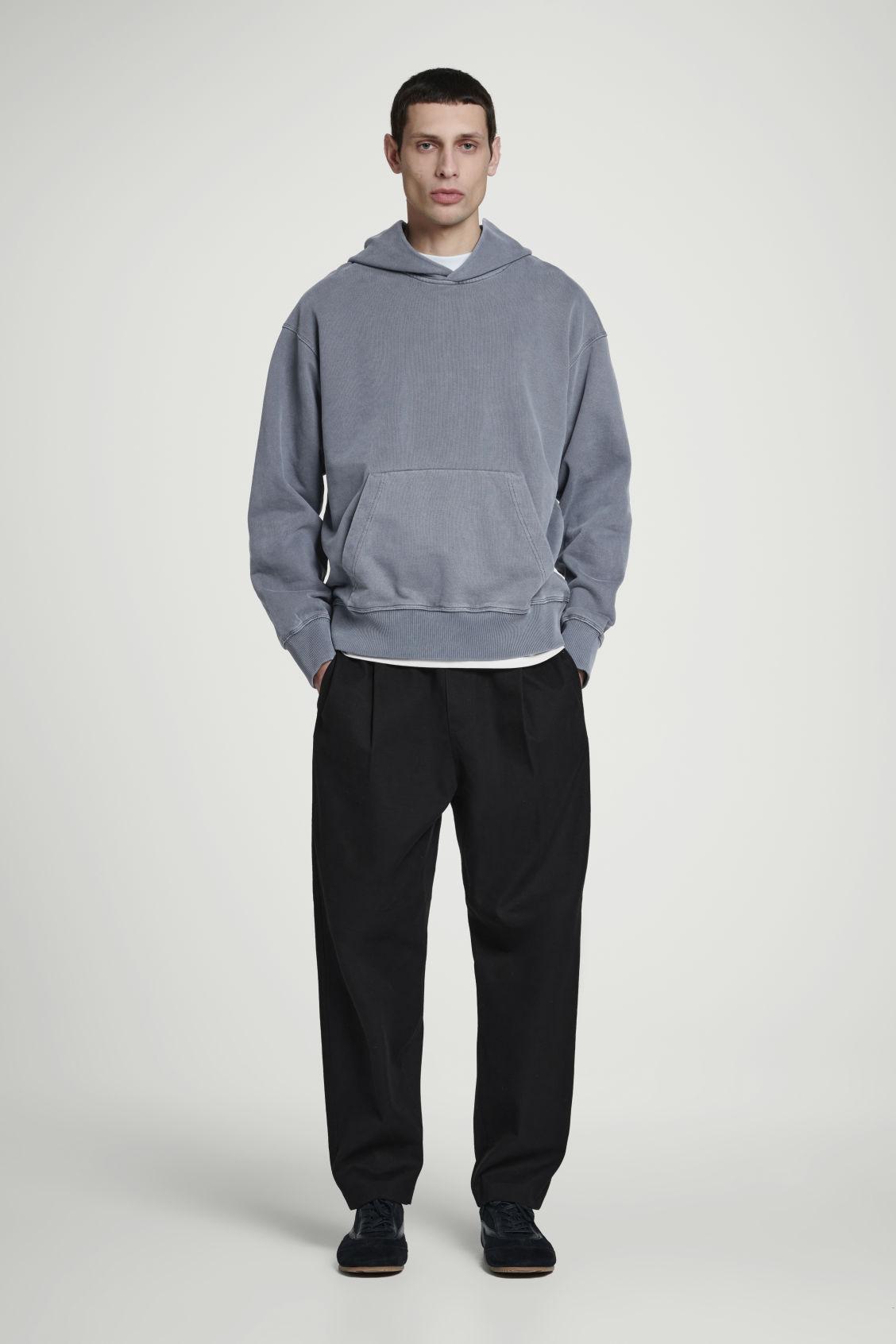 WASHED COTTON-JERSEY HOODIE Product Image