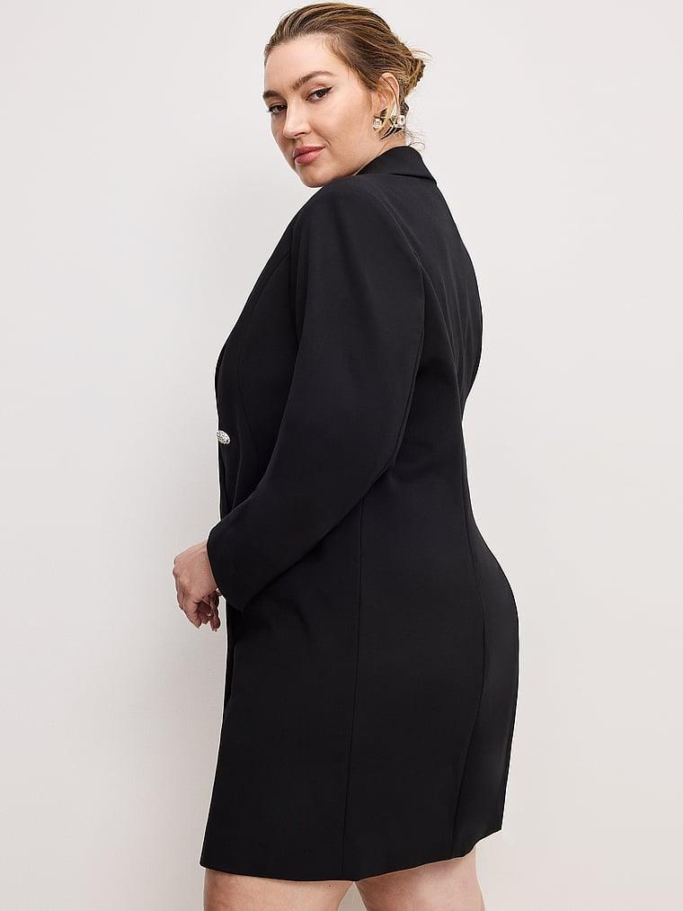 Ponte Embellished Blazer Dress Product Image