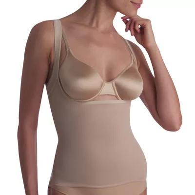 Naomi & Nicole® Firm Control Shapewear Unbelievable Comfort Step-In Torsette Camisole 771, Women's, Size: Small, Warm Beige Product Image