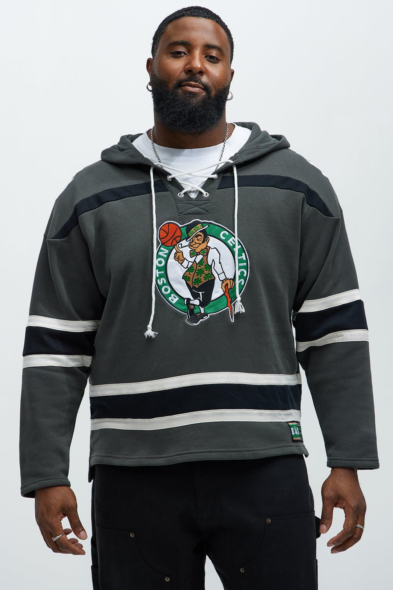 Celtics Body Check Hoodie - Grey Product Image