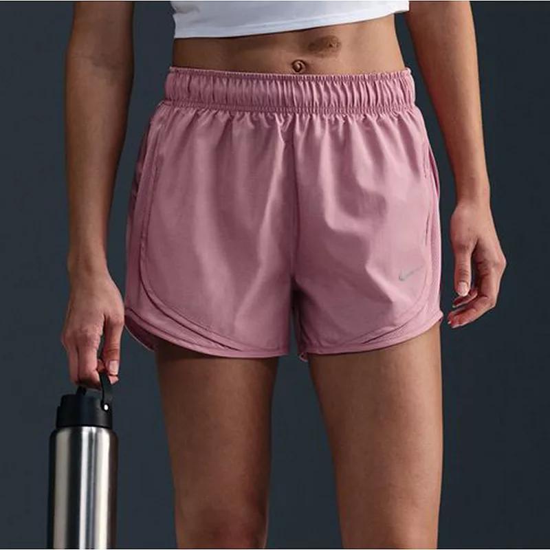 Women's Nike Tempo Dri-FIT Mid-Rise 3-in. Running Shorts, Size: Medium, Elemental Pink Product Image