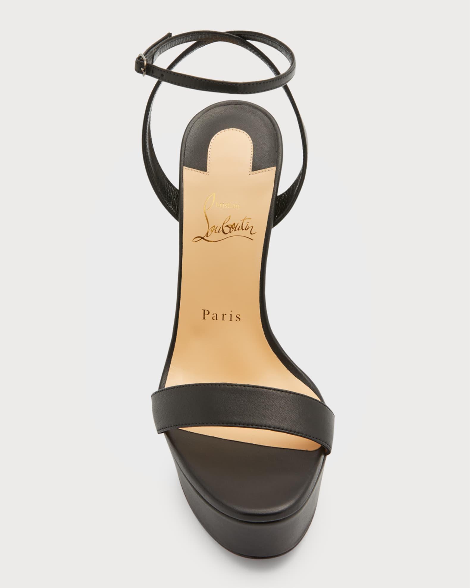 Loubi Queen Red Sole Platform Sandals Product Image