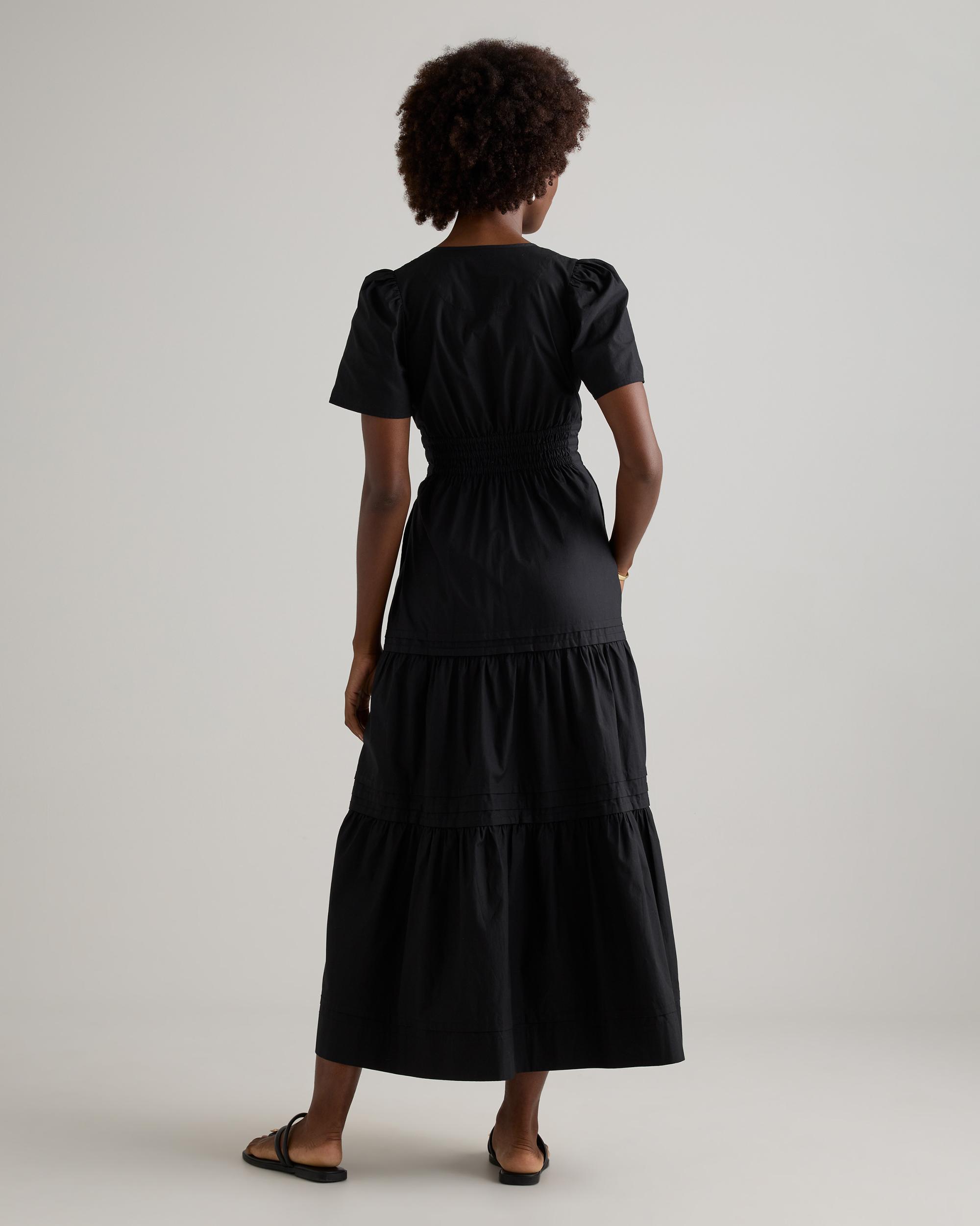 Quince | Women's Poplin Tiered Maxi Dress Size XL, Cotton Product Image