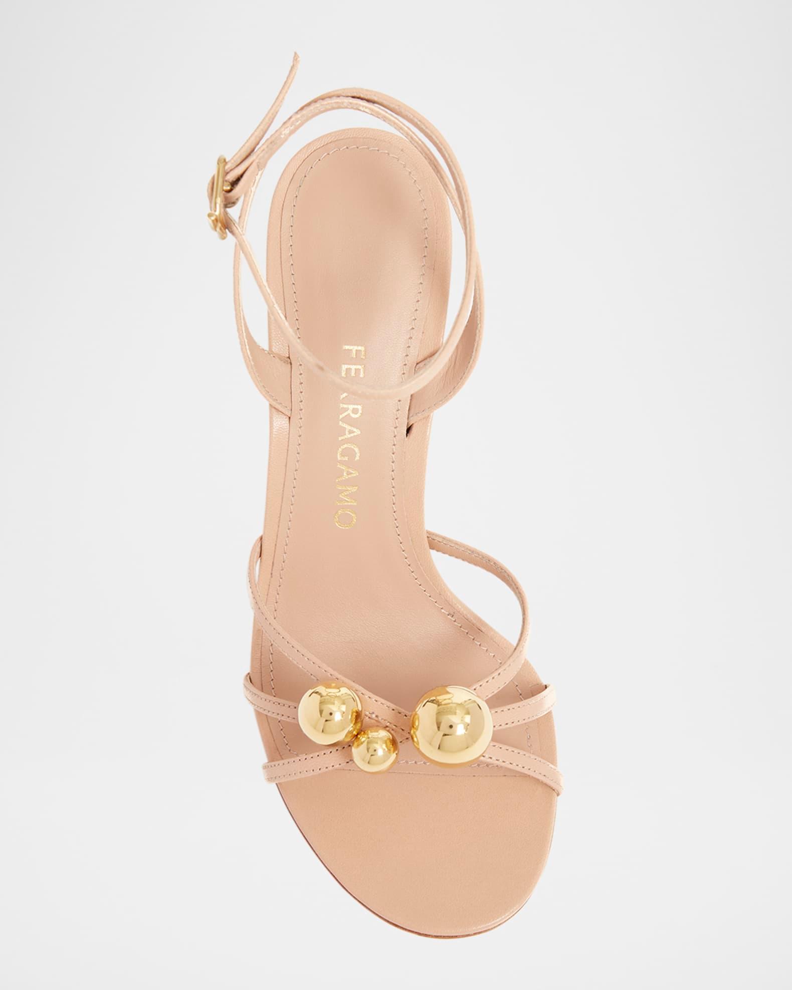 Karina Strappy Spheres Ankle-Strap Sandals Product Image